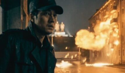 Adegan aksi AI dalam drama Korea Agent Kim Reactivated bersama So Ji Sub.