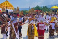 Begawi Festival Budaya Lampung Satukan Saibatin Pepadun (Foto:  Imam Setiawan/medcom)