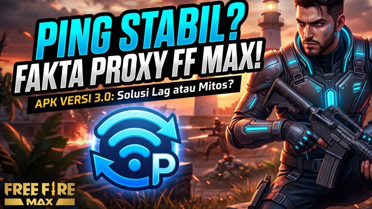Proxy Server Free Fire Max APK: Solusi Ping Stabil atau Mitos? (Foto: Ai)