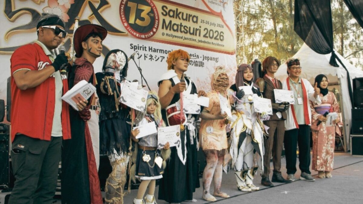 Puluhan Ribu Pengunjung Padati Sakura Matsuri 2026, Cikarang Serasa Jepang (Foto: Ist/medcom)