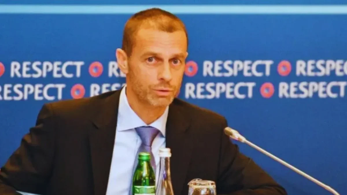 Aleksander Čeferin memberikan tanggapan mengenai usulan format 64 tim pada Piala Dunia 2030 (Foto: UEFA/RRI)