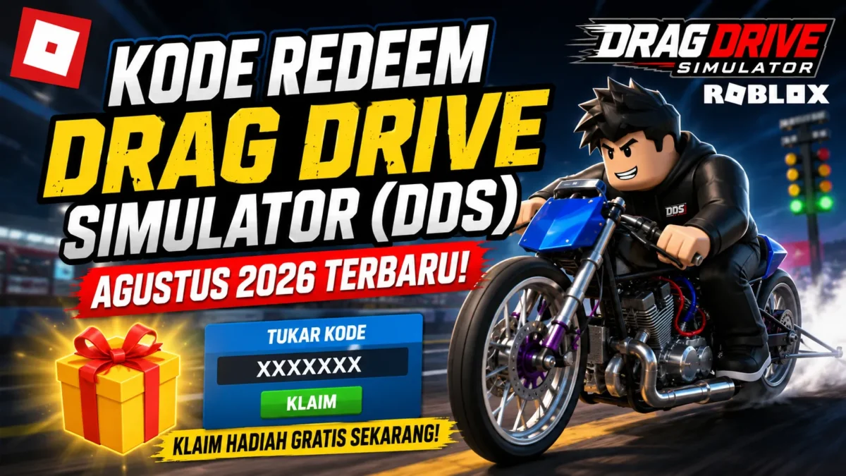 Kode Redeem Drag Drive Simulator Agustus 2026 Terbaru (Foto: ChatGPT)