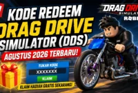 Kode Redeem Drag Drive Simulator Agustus 2026 Terbaru (Foto: ChatGPT)