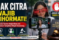 Wajah Seseorang Tak Boleh Dipakai Sembarangan untuk Konten (Foto: Ai)