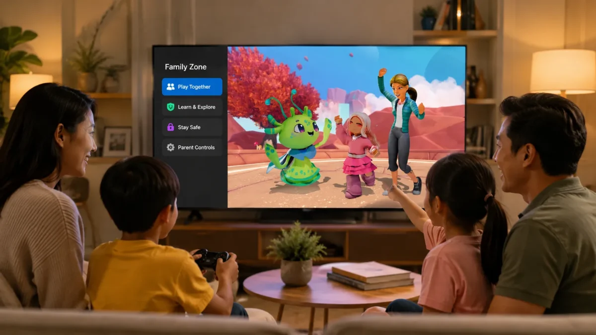 Roblox Family Zone Buka Cara Baru Keluarga Belajar Dunia Digital (Foto: Ai)