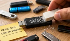 Cara Menghapus Data Flashdisk Sebelum Dibuang