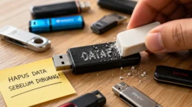 Cara Menghapus Data Flashdisk Sebelum Dibuang (Foto: medcom/Ai)