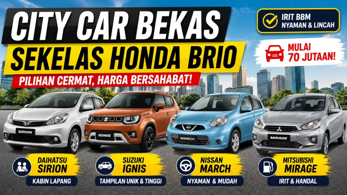 City Car Bekas Sekelas Honda Brio yang Layak Dipilih (Foto: Ai)