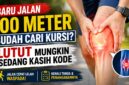 Baru Jalan 100 Meter Sudah Ingin Duduk? Kenali Sinyal Lutut (Foto: ChatGPT)
