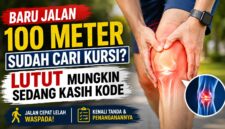 Baru Jalan 100 Meter Sudah Ingin Duduk? Kenali Sinyal Lutut (Foto: ChatGPT)