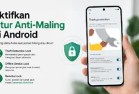 Fitur Anti-Maling Android Bisa Kunci Ponsel Otomatis (Foto: Medcom/ChatGPT)