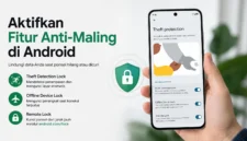 Fitur Anti-Maling Android Bisa Kunci Ponsel Otomatis (Foto: Medcom/ChatGPT)
