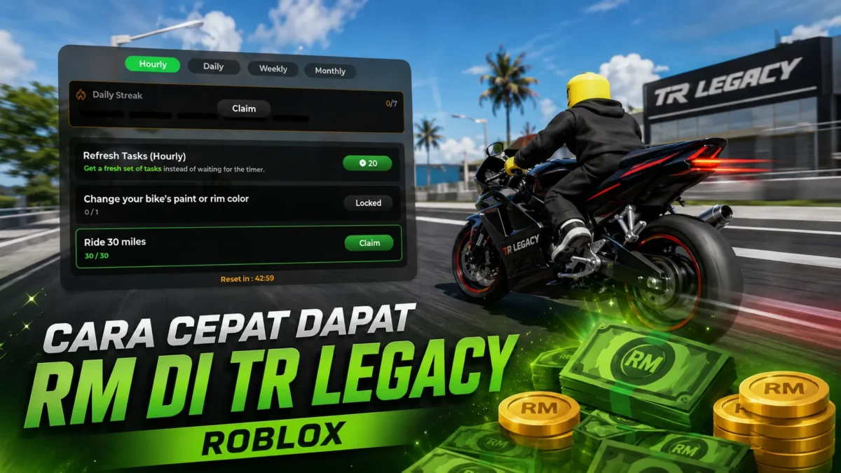 Cara Cepat Kumpulkan RM di TR Legacy Roblox