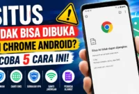 Situs Tidak Bisa Dibuka di Chrome Android? Ini Caranya (Foto: Ai)