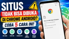 Situs Tidak Bisa Dibuka di Chrome Android? Ini Caranya (Foto: Ai)