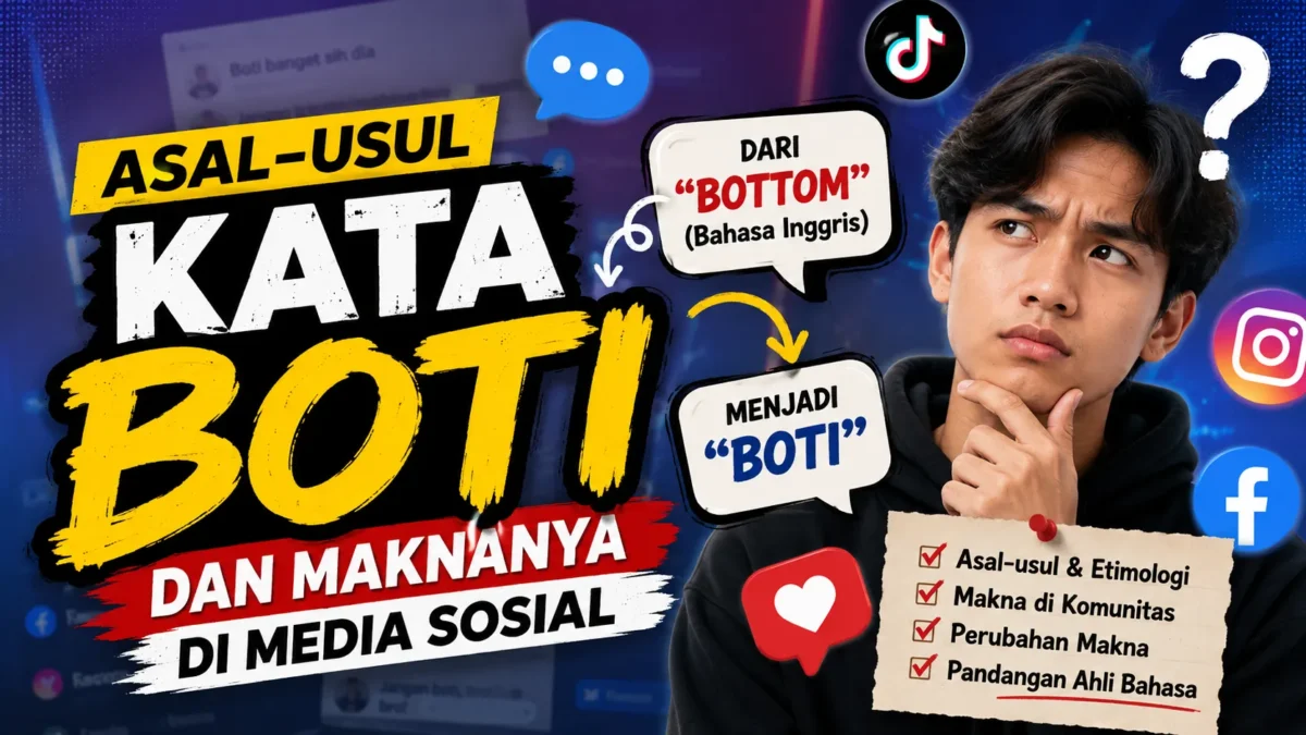 Asal-usul Kata Boti dan Maknanya di Media Sosial (Foto:  Ilustrasi Ai)