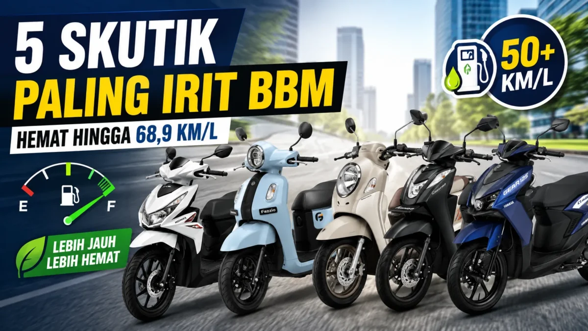 5 Skutik Paling Irit BBM, Konsumsinya Bisa Tembus 68,9 Km/L