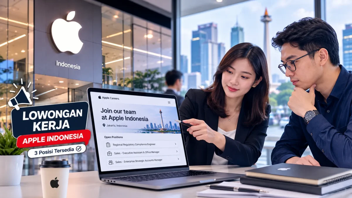 Apple Indonesia Buka 3 Lowongan di Jakarta, Ini Syaratnya