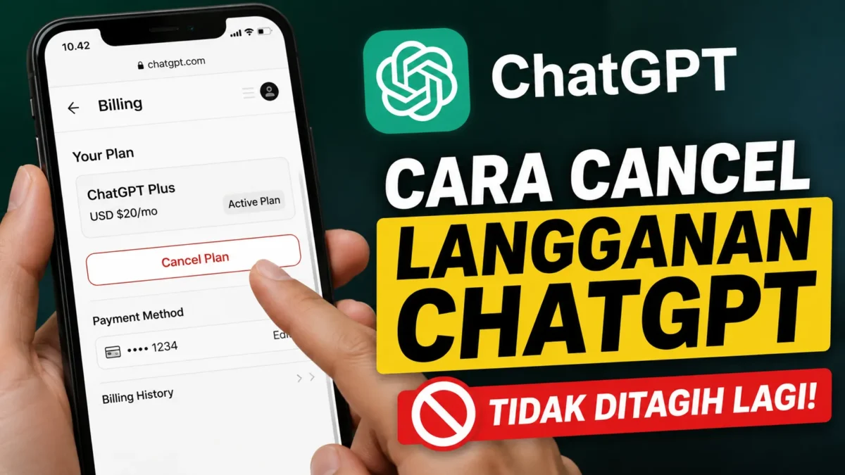 Mau Berhenti Bayar ChatGPT? Ini Cara Cancel Langganannya