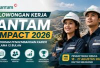 ANTAM IMPACT 2026 Buka Lowongan, Cek Syarat dan Tahapannya (Foto: Ai)