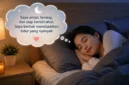 Kalimat Afirmasi Sebelum Tidur untuk Menenangkan Pikiran (Foto: Ai)