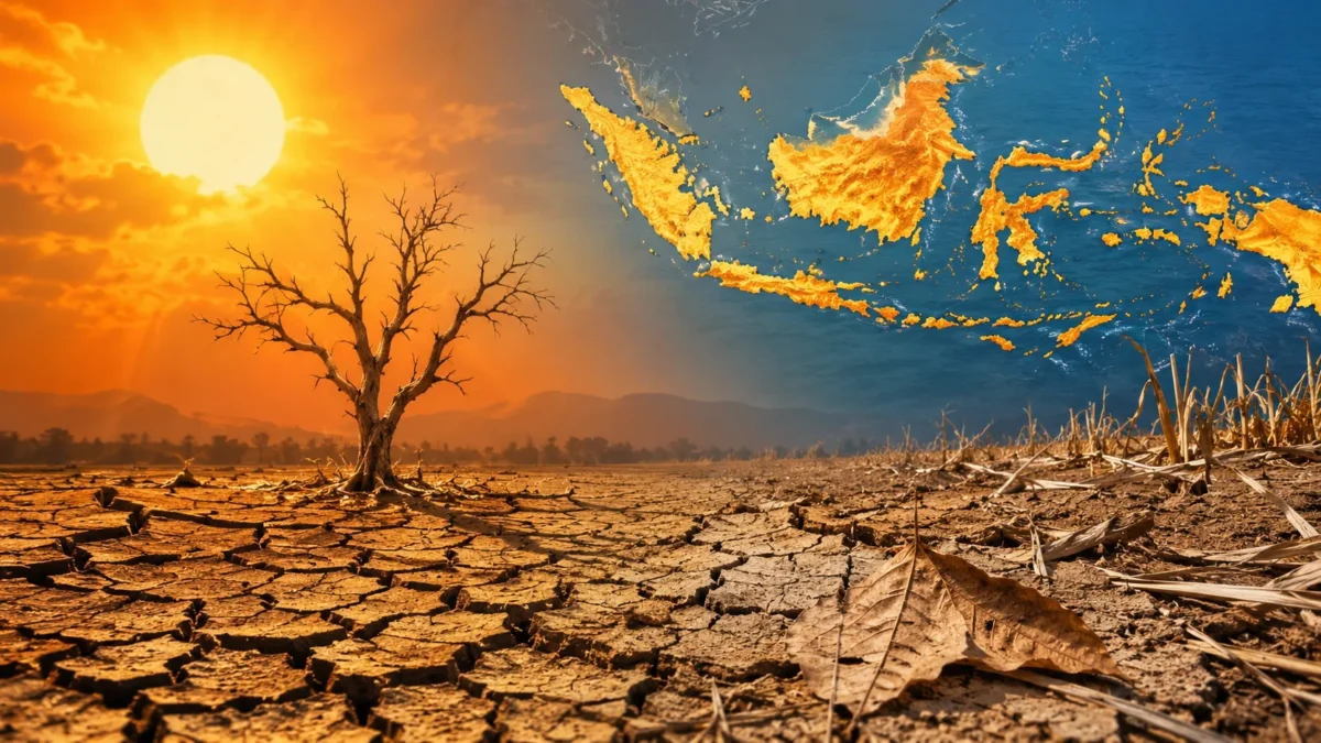Ilustrasi Puncak Kemarau September 2026 (Foto: Ai)