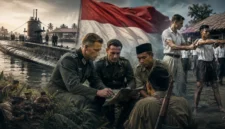 Ilustrasi Tentara Jerman di Indonesia Saat Revolusi Kemerdekaan (Foto: Ai)
