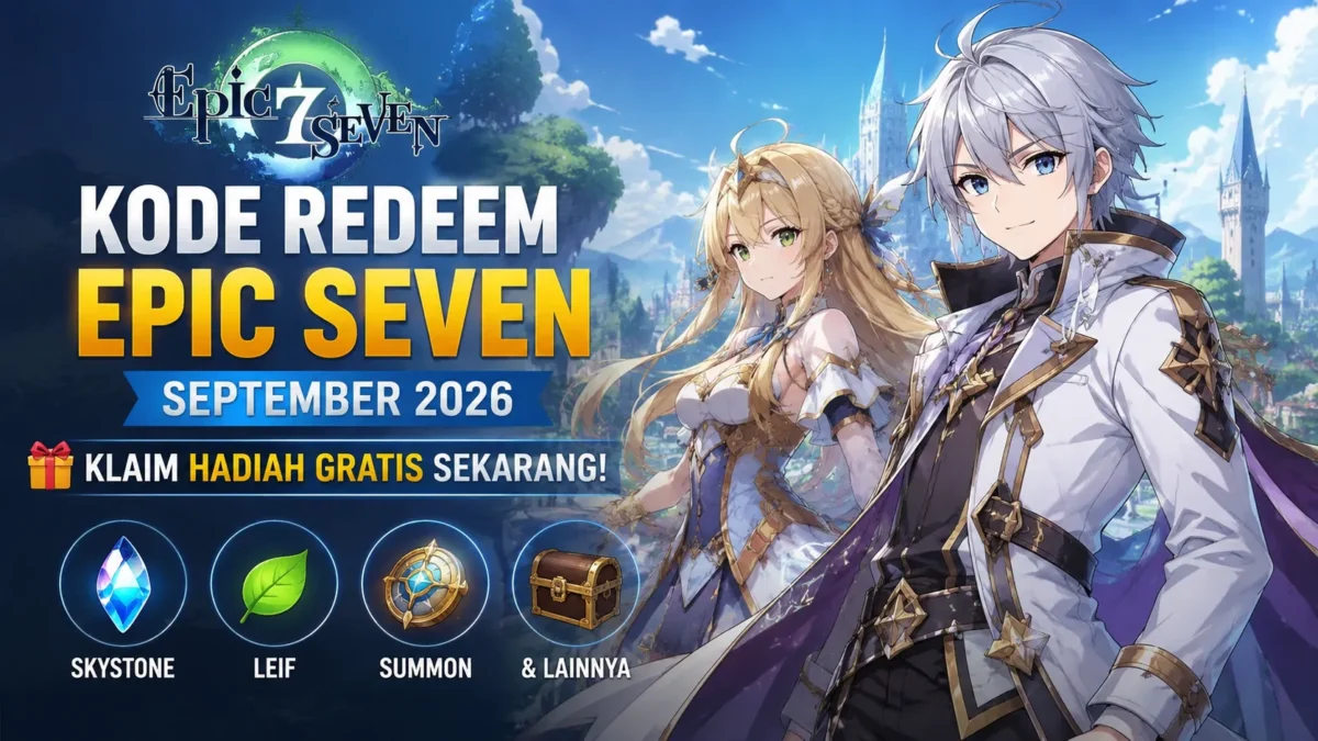 Kode Redeem Epic Seven September 2026, Cek Hadiahnya (Foto: duniagames/Ai)