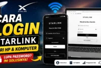 Cara Login Starlink dari HP dan Komputer 