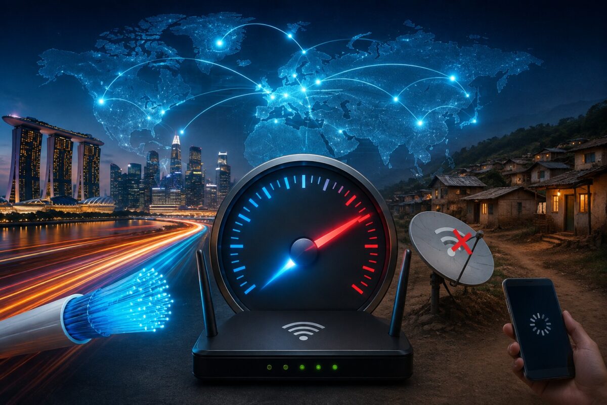 Internet Tercepat dan Terlambat di Dunia, Ini Daftar Negaranya (Ilustrasi: Ai)