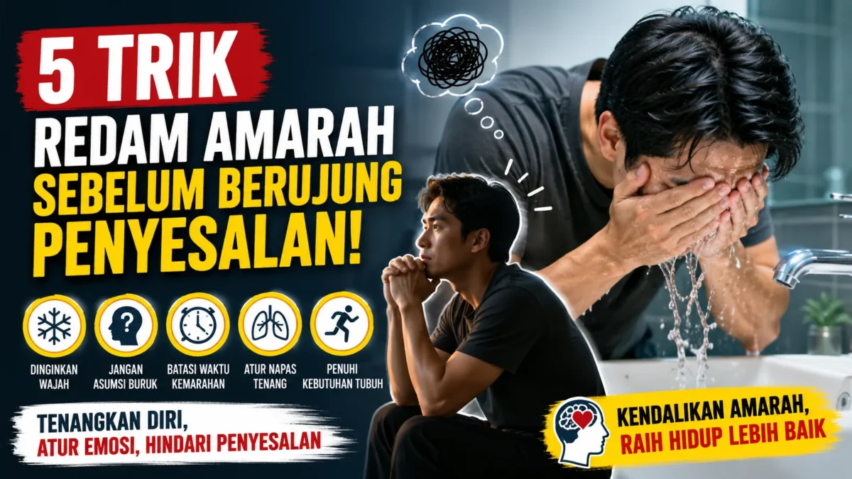 Cara Mengendalikan Amarah dengan 5 Trik Sederhana