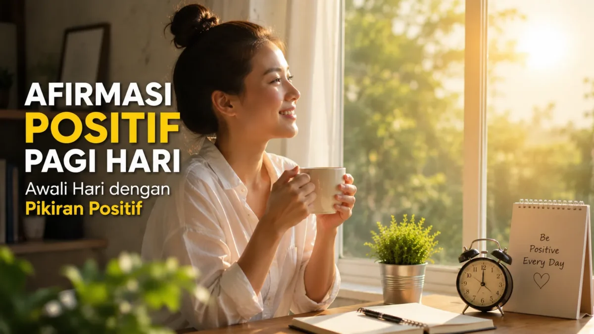 Kata-Kata Afirmasi Positif Pagi Hari agar Lebih Semangat dan Percaya Diri (Foto: ChatGPT)