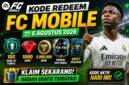 Kode Redeem FC Mobile Terbaru 6 Agustus 2026, Klaim Gems dan Rank Up Gratis 