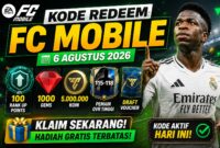 Kode Redeem FC Mobile Terbaru 6 Agustus 2026, Klaim Gems dan Rank Up Gratis 
