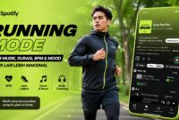 Spotify Running Mode Bikin Musik Lari Lebih Personal (Foto: medcom/Ai)