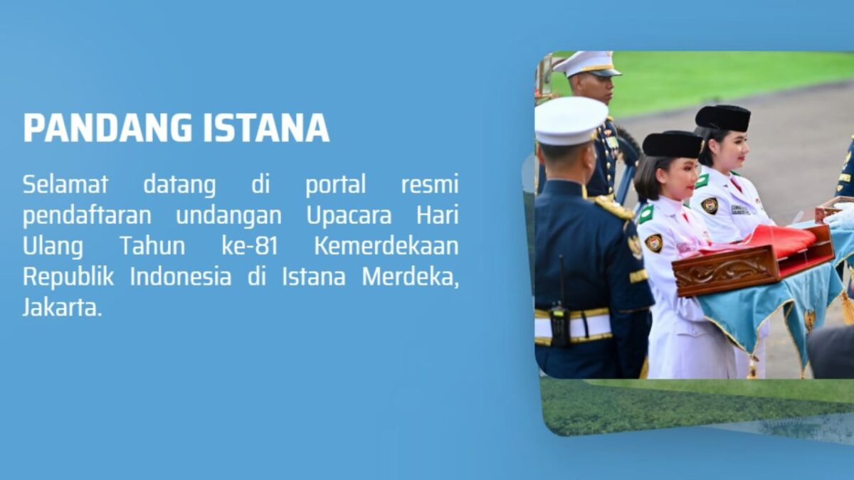 War Ticket HUT ke-81 RI Resmi Dibuka, Ini Cara Daftar dan Syarat Pesertanya (Foto: Tangkapan layar website: pandang.istanapresiden.go.id)