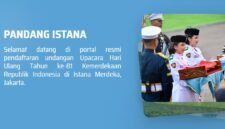 War Ticket HUT ke-81 RI Resmi Dibuka, Ini Cara Daftar dan Syarat Pesertanya (Foto: Tangkapan layar website: pandang.istanapresiden.go.id)