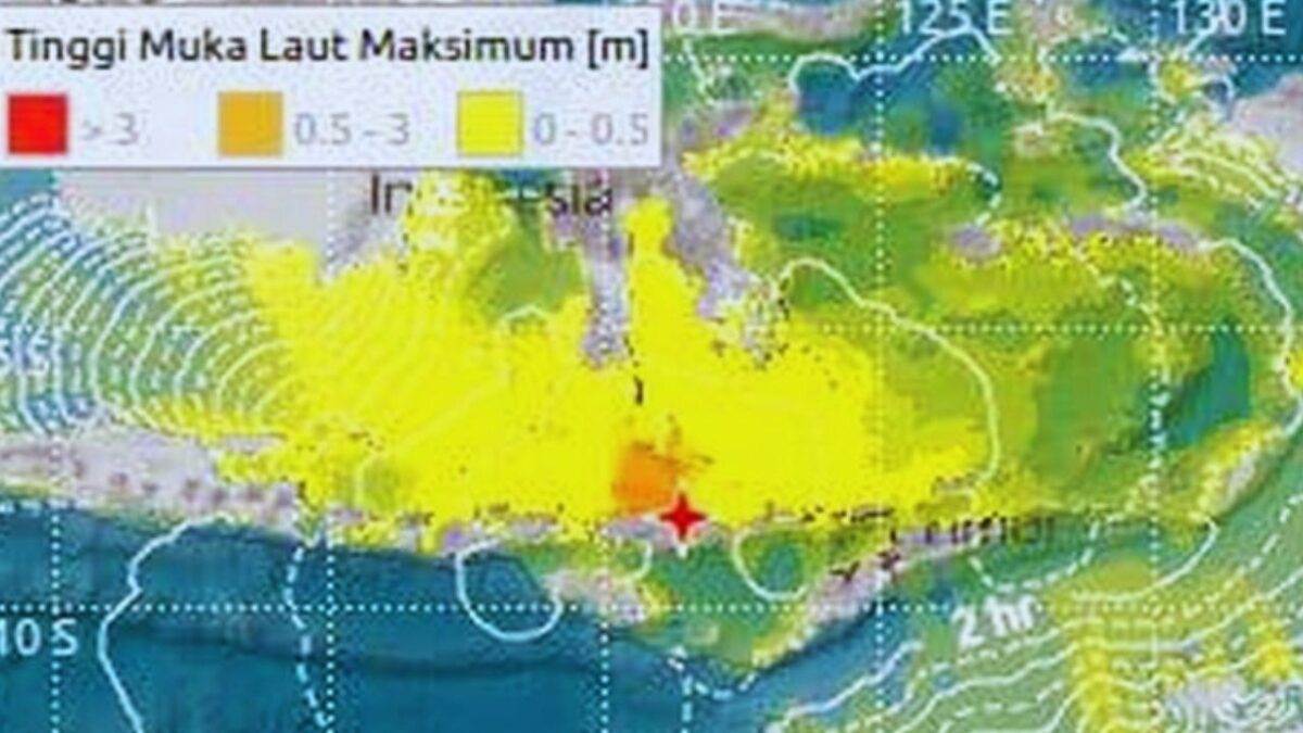 BMKG Akhiri Peringatan Tsunami, Gelombang Terdeteksi di Sejumlah Daerah (Foto: dok BMKG/Detik)