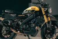 Yamaha XSR 155 Ntie Chan, Modifikasi Touring Bergaya Samurai (Foto: Yamaha/medcom)