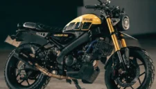Yamaha XSR 155 Ntie Chan, Modifikasi Touring Bergaya Samurai (Foto: Yamaha/medcom)