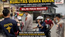 Polres Kerinci Bagikan 700 Masker Gratis untuk Masyarakat