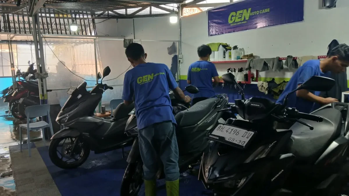 GEN Autocare Sungai Penuh Hadir dengan Layanan Cuci Motor Profesional (Foto: Dok. GEN Autocare )