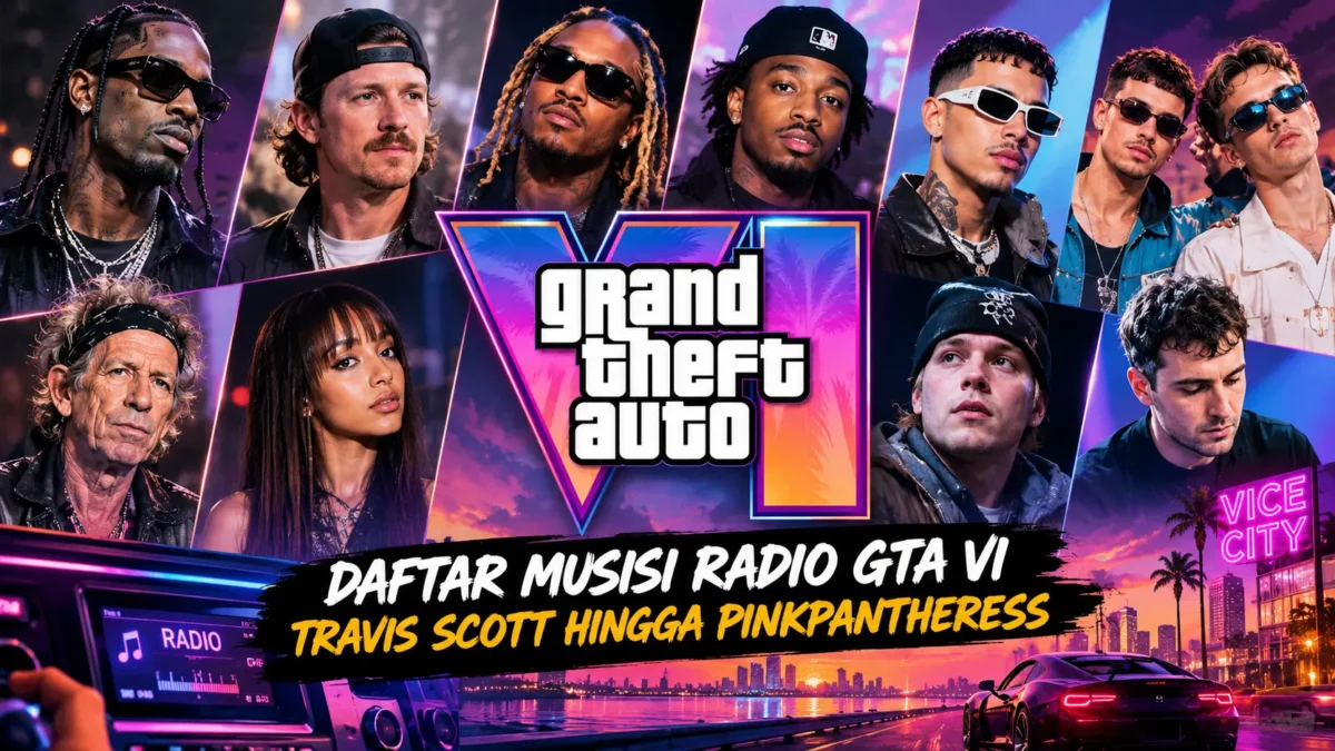 Musisi Radio GTA VI, Travis Scott hingga PinkPantheress