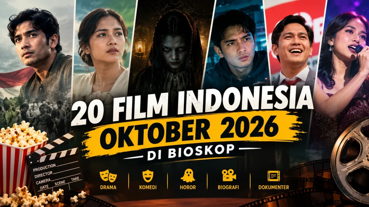 20 Film Indonesia Terbaru Oktober 2026, Ini Daftar dan Sinopsisnya