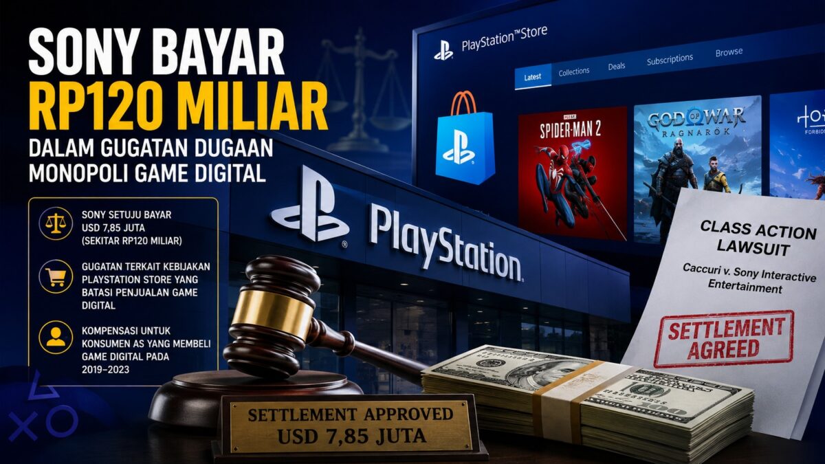Dugaan Monopoli Game Digital, Sony Bayar Rp120 Miliar