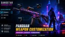Weapon Customization Gangstar Mirage City, Begini Cara Bikin Loadout (Foto: duniagames)