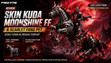 Skin Kuda Moonshine FF dan Scarlet Fang Pet menjadi hadiah utama dalam event Scarlet Moon Free Fire.
