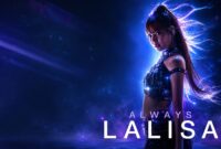 Poster film dokumenter Always LALISA menampilkan Lisa BLACKPINK dalam balutan busana panggung dengan latar cahaya biru dan ungu. (Foto: X/@CGV_ID/medcom)