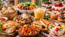 Kolase makanan kekinian yang dapat menjadi inspirasi bagi pemula untuk memulai usaha kuliner dari rumah.
