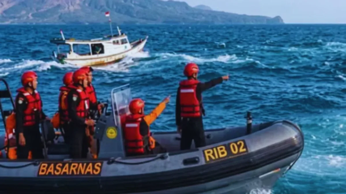 Jurnalis Hilang Selat Sunda Dicari Warga Carita (Foto:  metrotv/medcom)